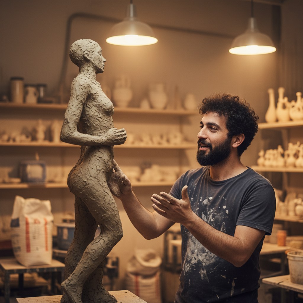 Can Demirkan — heykelsi form sanatçısı